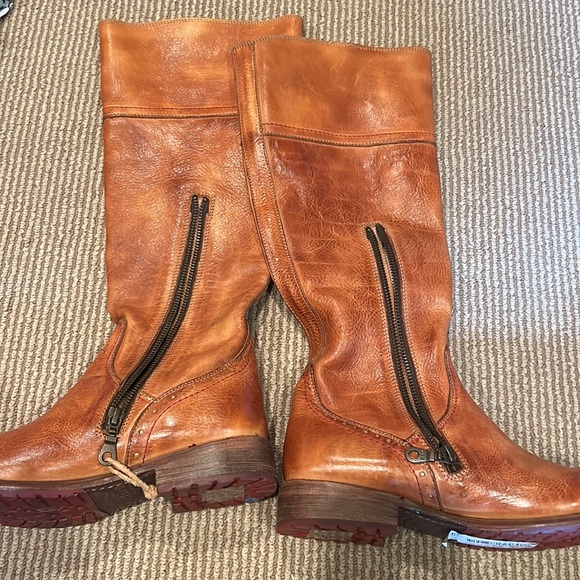 NEW BED STU Jacqueline tall leather cognac boots size 6.5 - Picture 8 of 16